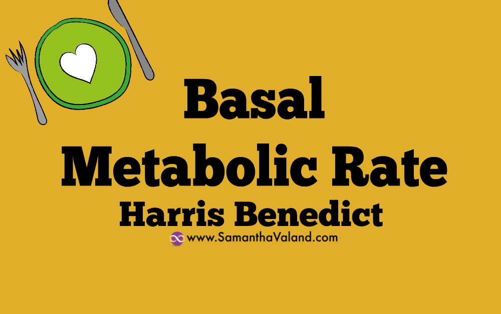 Basal Metabolic Rate Harris Benedict Samantha Valand