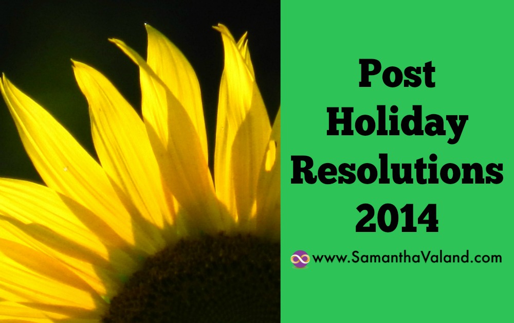 Post Holiday Resolutions 2014